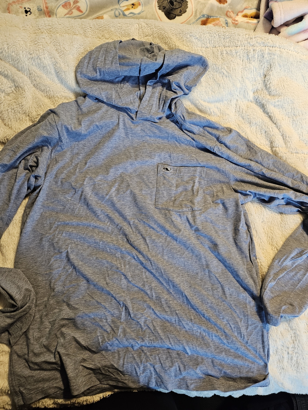 EUC Vineyard Vines Men's Lightweight Long-Sleeve Pocket Tee